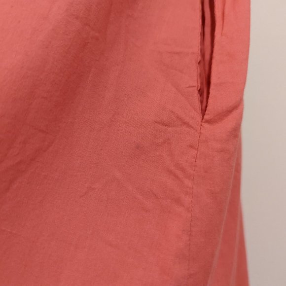 Anthropologie Moulinette Soeurs Pink Embroidered Cotton Dress - Picture 8 of 10